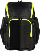 Arena zwemtas Spiky III Backpack 45 darksmoke-neonyellow