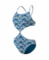 Arena W Rule Breaker Swimsuit Twist N Mix R white-blue cosmo M