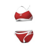 Arena W Icons Bikini Cross Back Solid red-white 44