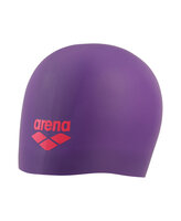 Arena Long Hair Cap plum-bright-coral
