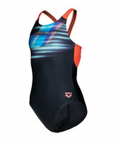 Arena G Fading Swimsuit V Back L black/calypso/coral 14-15