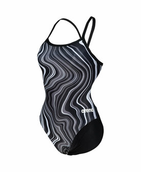 Arena W Swimsuit Challenge Back Marbled black-blackmulti 42