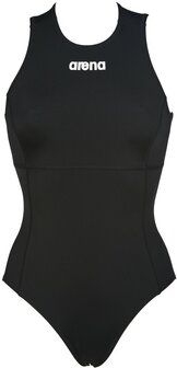 Arena W Team Swimsuit Waterpolo Solid black-white 42