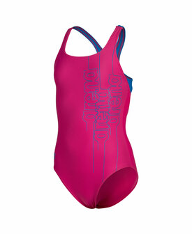 Arena G Swimsuit Swim Pro Back Graphic L freak rose-blue 6-7