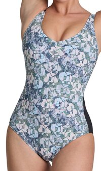 Arena W Bodylift Chiara Wing Back C Cup navy-softgreen 40