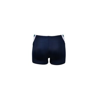 Arena B Swim Short Panel navy-deep-teal-white 12-13