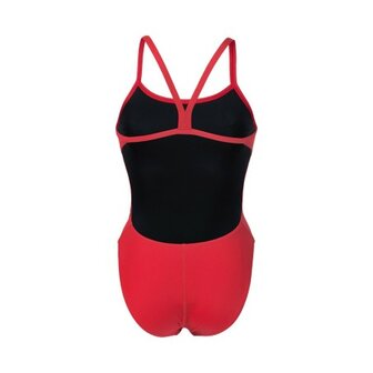Arena W Team Swimsuit Challenge Solid red-white 40