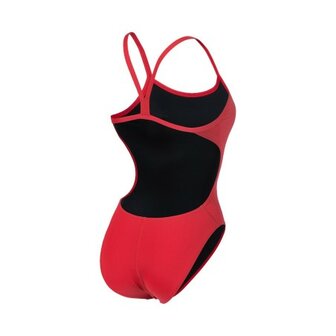 Arena W Team Swimsuit Challenge Solid red-white 40