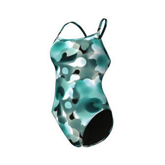 Arena W Camouflage Swimsuit Challenge Back water multi 42