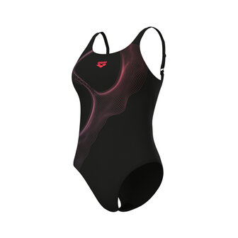 Arena W Ripples Swimsuit U Back B black-black 48