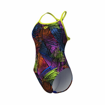 Arena W Energy Swimsuit Booster Back soft green-black multi 42
