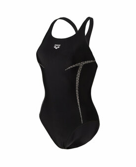 Arena W Pro File Swim Pro Back Graphic black-silver 38
