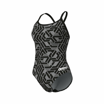 Arena W Escape Swimsuit Lightdrop Back black/team-black 46
