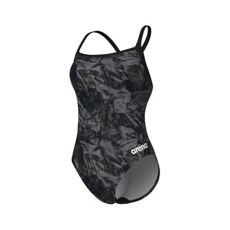 Arena W Crackle Swimsuit Challenge Back black-team-black 34