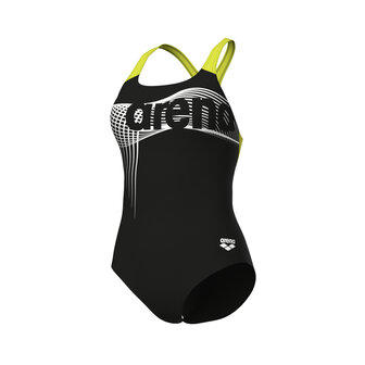 Arena W Wake Swimsuit Swim Pro Back black-soft green 40