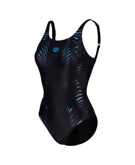 Arena W Imprint Swimsuit U Back B black 42
