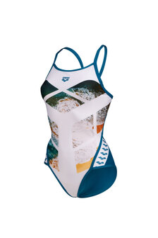 Arena W Planet Super Fly Back white-blue-cosmo 40