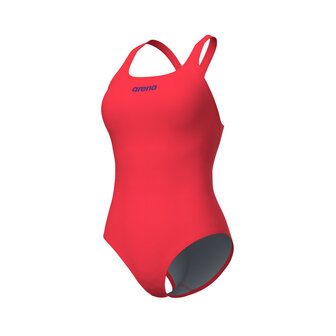Arena W Swimsuit Swim Pro Solid Team bright-coral/plum 42