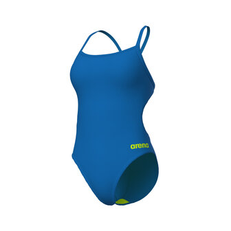 Arena W Swimsuit Challenge Solid Team blue river-artic lime 42