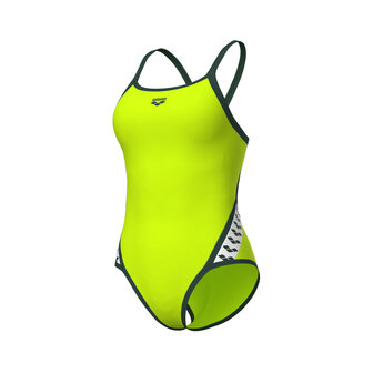 Arena W Icons Super Fly Back Solid artic lime-dark sage 42