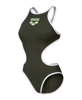 Arena W One Biglogo One Piece dark sage-white 42