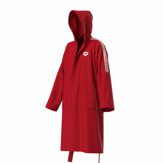 Arena Team Stripe Robe red-white XS