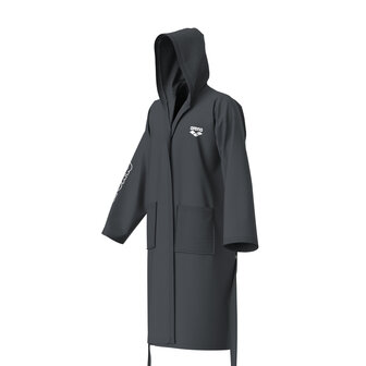 Arena Zeal Robe asphalt-white XXL