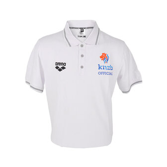 Arena KNZB Official Polo Heren wit 5XL