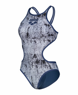 Arena W One Lacquer One Piece multi-white/navy 38