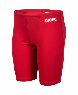 Arena B Team Swim Jammer Solid red-white 12-13