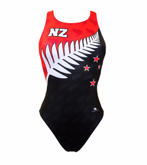 Salel! Turbo (SIZE L) Sportbadpak NZ Flag FR40/D38/L 