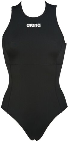 Arena W Team Swimsuit Waterpolo Solid black-white 42