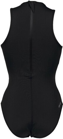 Arena W Team Swimsuit Waterpolo Solid black-white 42
