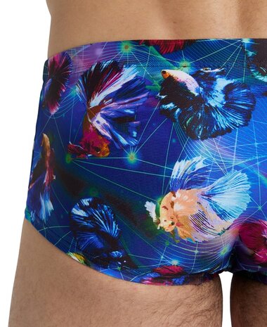 Arena M Swim Low Waist Short Allover black-multi 95