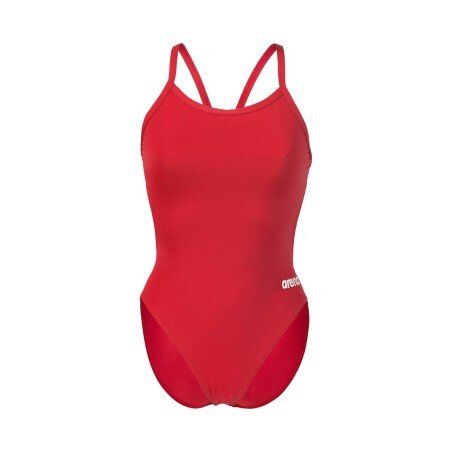 Arena W Team Swimsuit Challenge Solid red-white 42