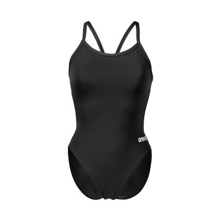 Arena W Team Swimsuit Challenge Solid black-white 42