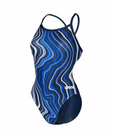 Arena W Swimsuit Challenge Back Marbled navy-navymulti 34