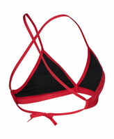 Arena W Team Swim Top Tie Back Solid red-white 44