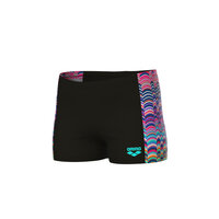 Arena B Ondulation Swim Short black-mulit violet 12-13