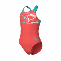 Arena G Pastime Swimsuit V Back calypso coral-water 14-15