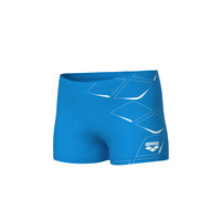 Arena B Losange Graphic swim short turquoise 6-7