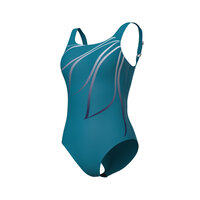 Arena W Swimsuit Giorgia Squared Back C Cup green-blue 44