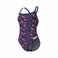 Arena W Escape Swimsuit Challenge Back navy/red/white/blue 38