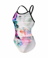 Arena W Airbrush Swimsuit Challenge Back black-white-multi 32