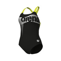 Arena W Wake Swimsuit Swim Pro Back black-soft green 44