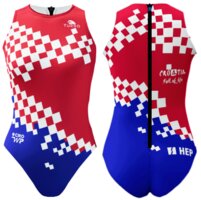 Magazijn opruiming Turbo (Size XS) Waterpolo badpak Croatia pro team XS/D32/FR34